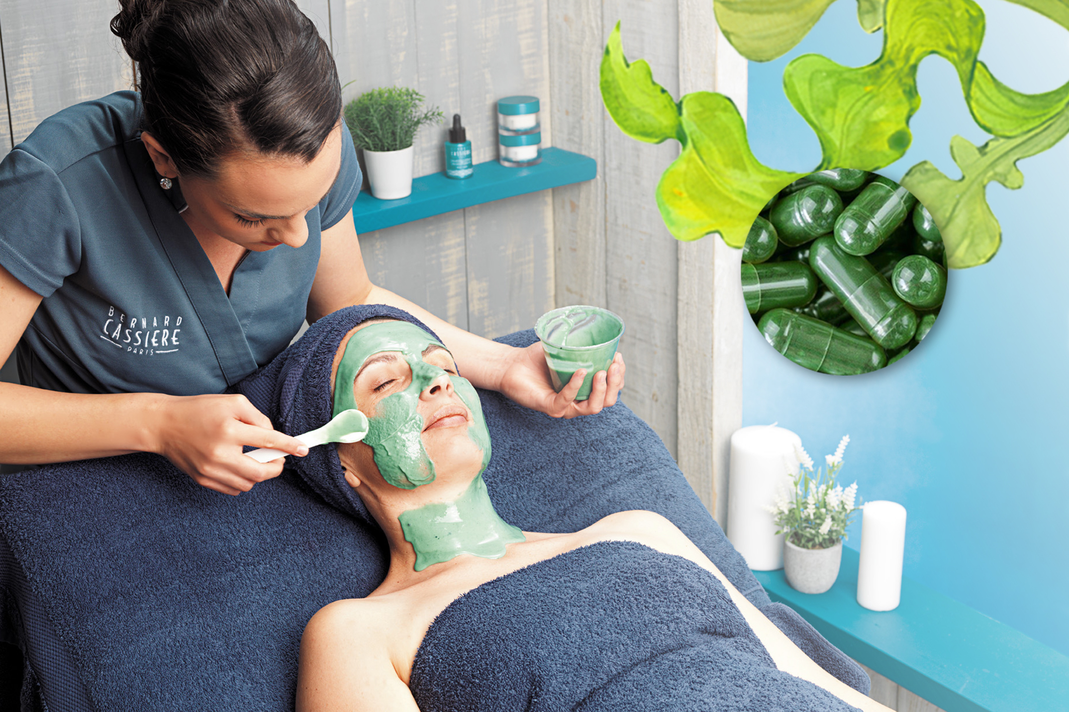 Bernard Cassiere Spirulina Youth Treamtment 螺旋藻逆轉時光美肌療程